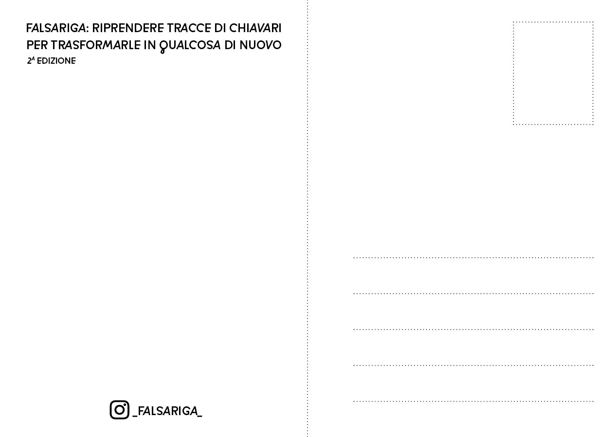 Cartolina Chiavarina POP